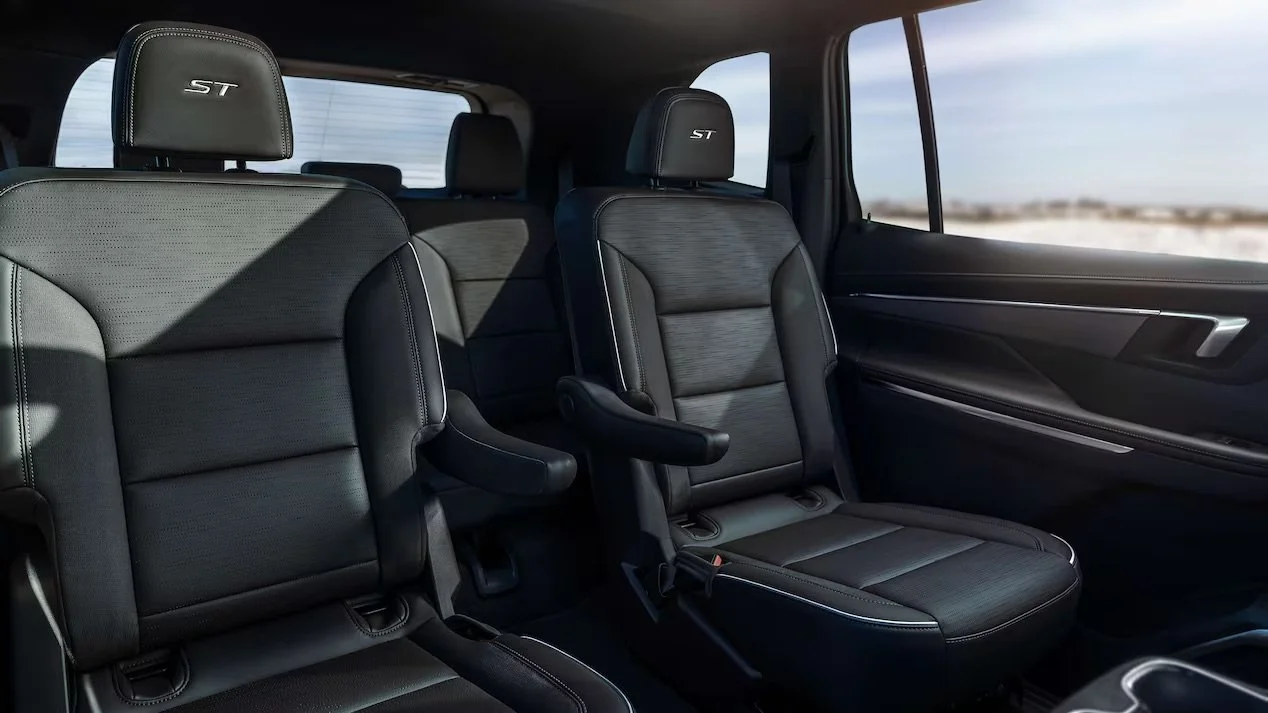 Buick Enclave ST interior with second-row captain's chairs and third-row seating