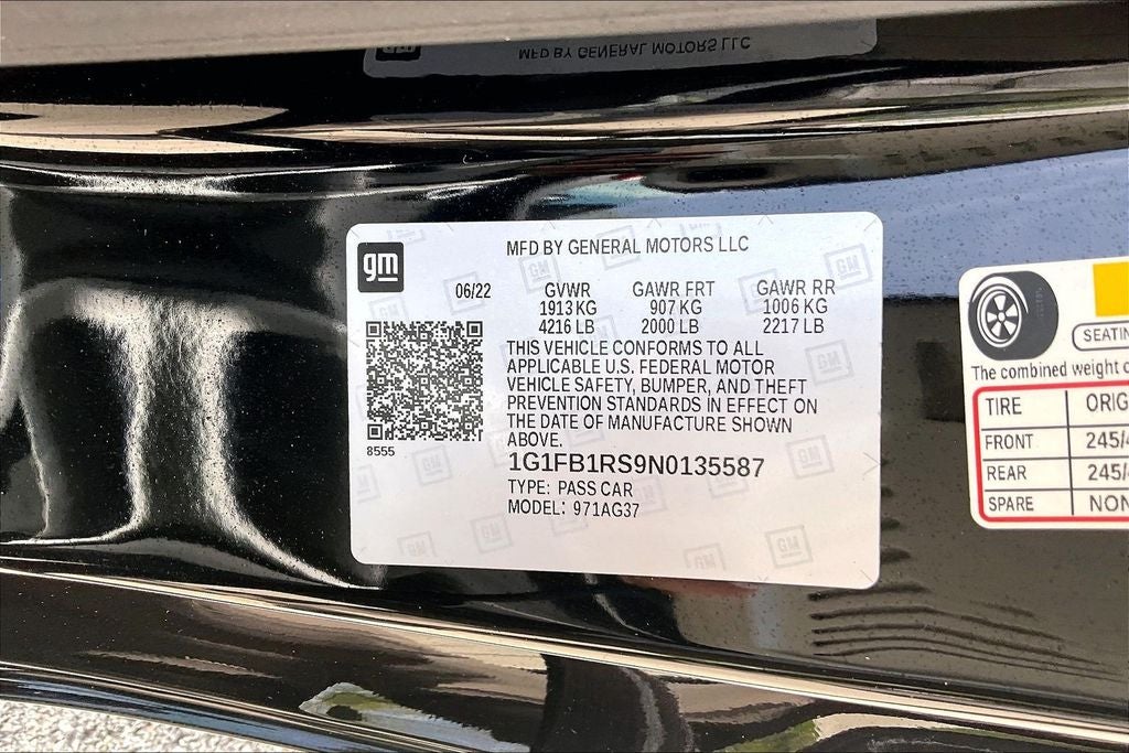 2022 Chevrolet Camaro 1LT