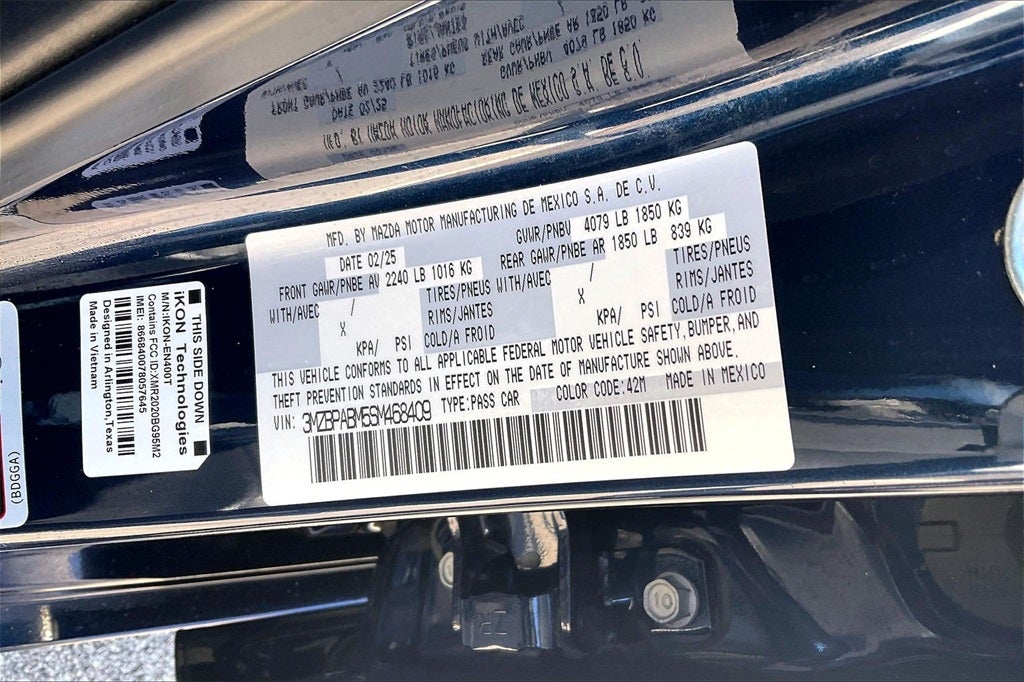 2025 Mazda Mazda3 2.5 S Select Sport