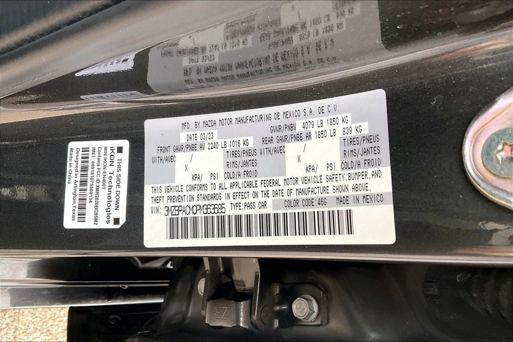 2023 Mazda Mazda3 2.5 S Preferred Package