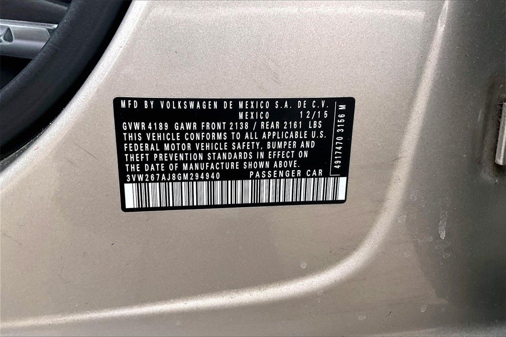 2016 Volkswagen Jetta 1.4T S