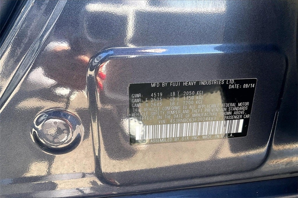 2015 Subaru Legacy 2.5i Premium