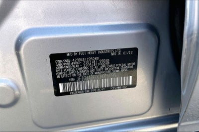 2012 Subaru Impreza 2.0i Premium