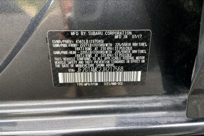 2018 Subaru Crosstrek 2.0i Limited