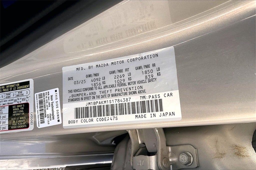 2025 Mazda Mazda3 2.5 S Select Sport