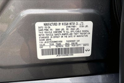 2024 INFINITI Q50 SENSORY