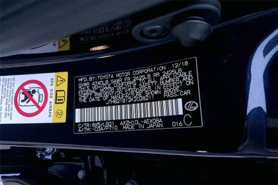 2019 Lexus ES 300h Luxury