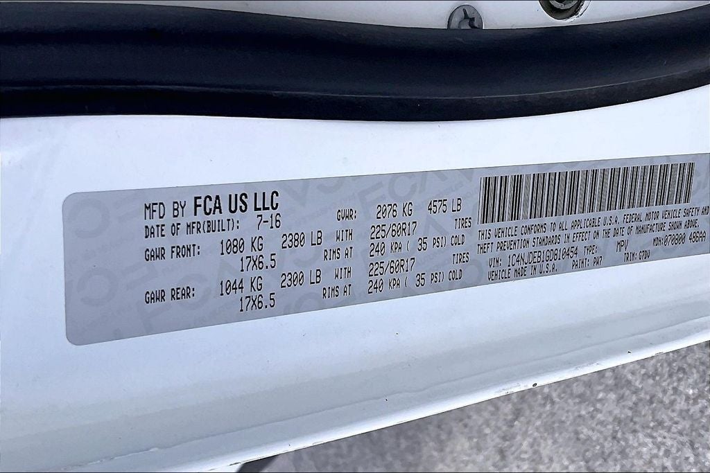 2016 Jeep Compass Latitude
