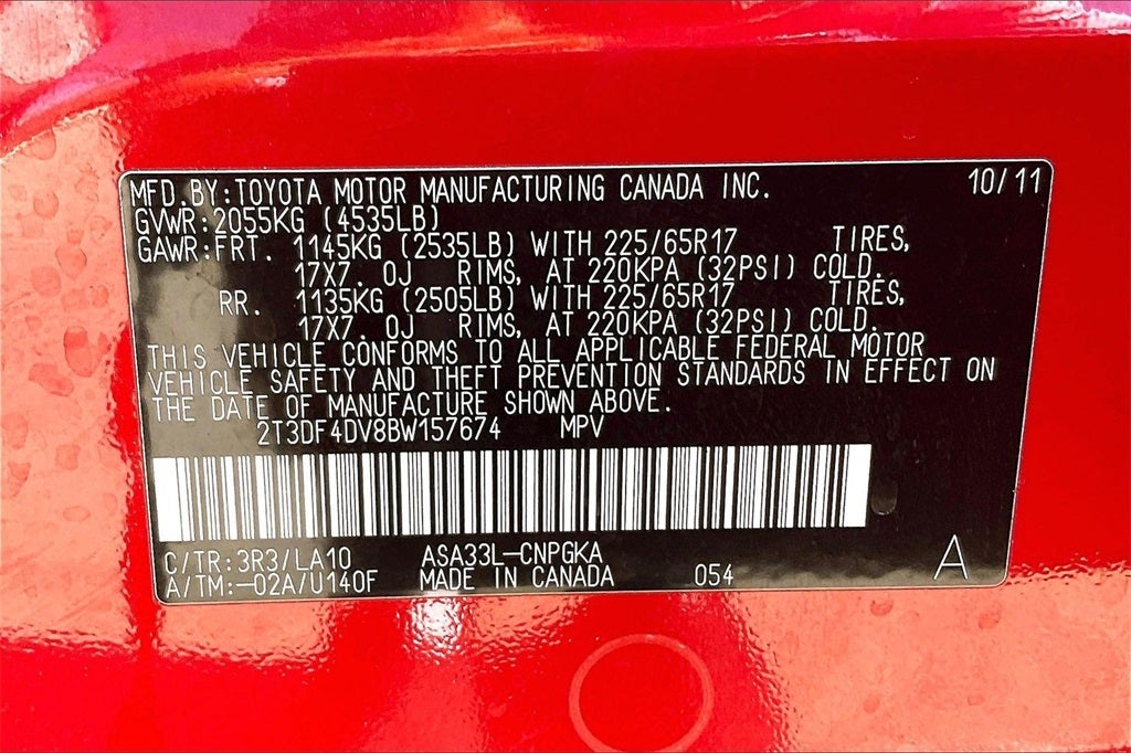 2011 Toyota RAV4 Limited