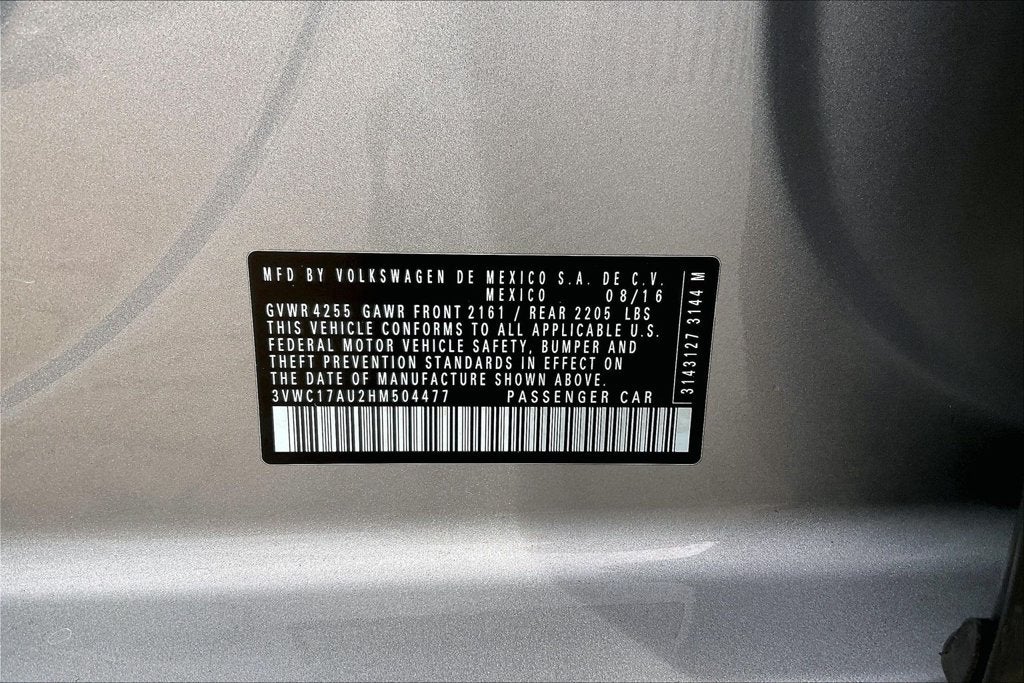 2017 Volkswagen Golf SportWagen S