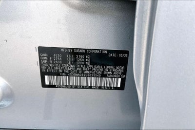 2025 Subaru Legacy Premium