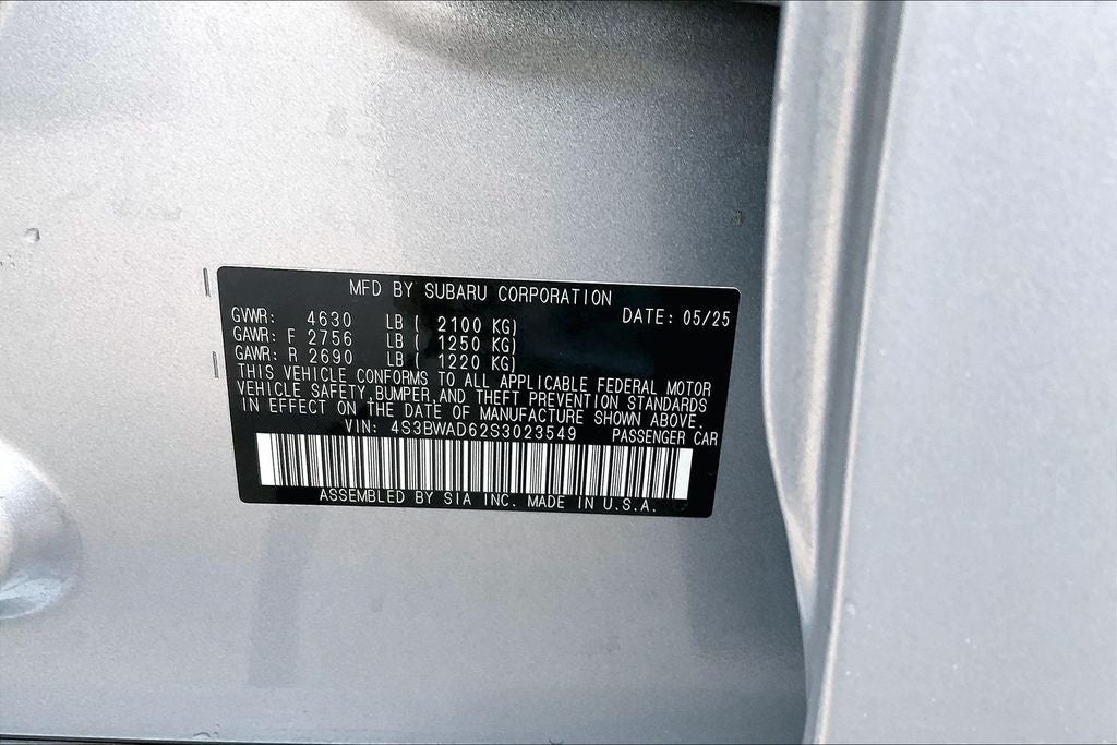 2025 Subaru Legacy Premium