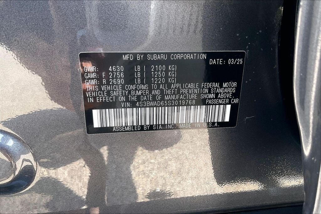 2025 Subaru Legacy Premium