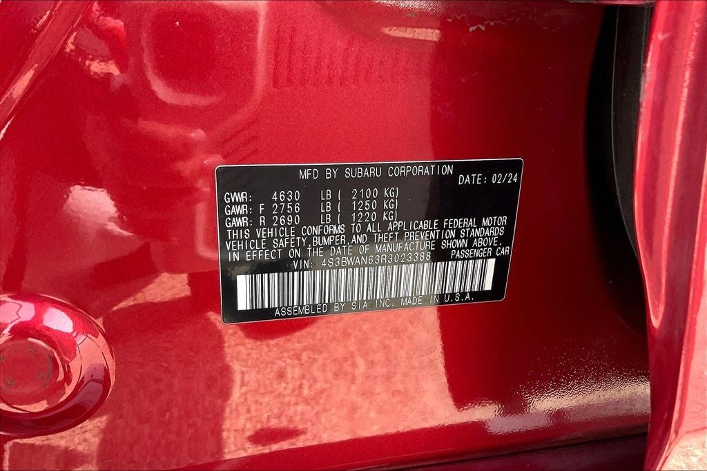 2024 Subaru Legacy Limited