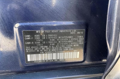 2014 Subaru Outback 2.5i Limited