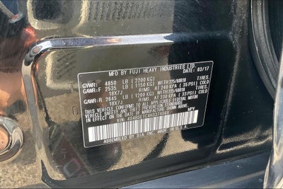 2017 Subaru Outback 3.6R Touring