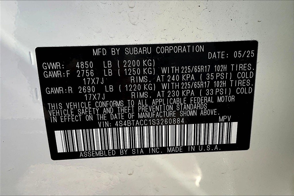 2025 Subaru Outback Premium