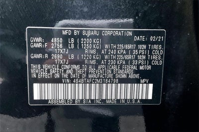 2021 Subaru Outback Premium