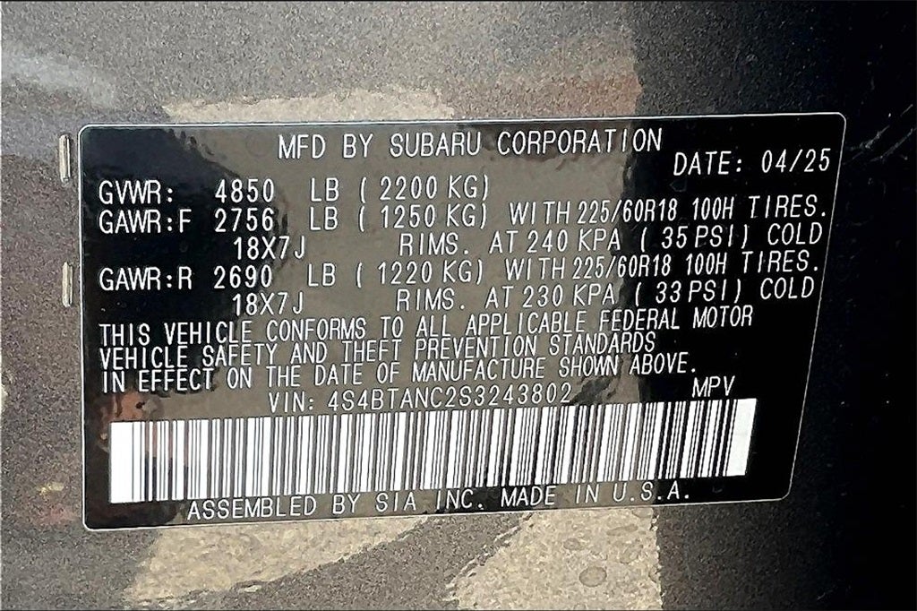 2025 Subaru Outback Limited