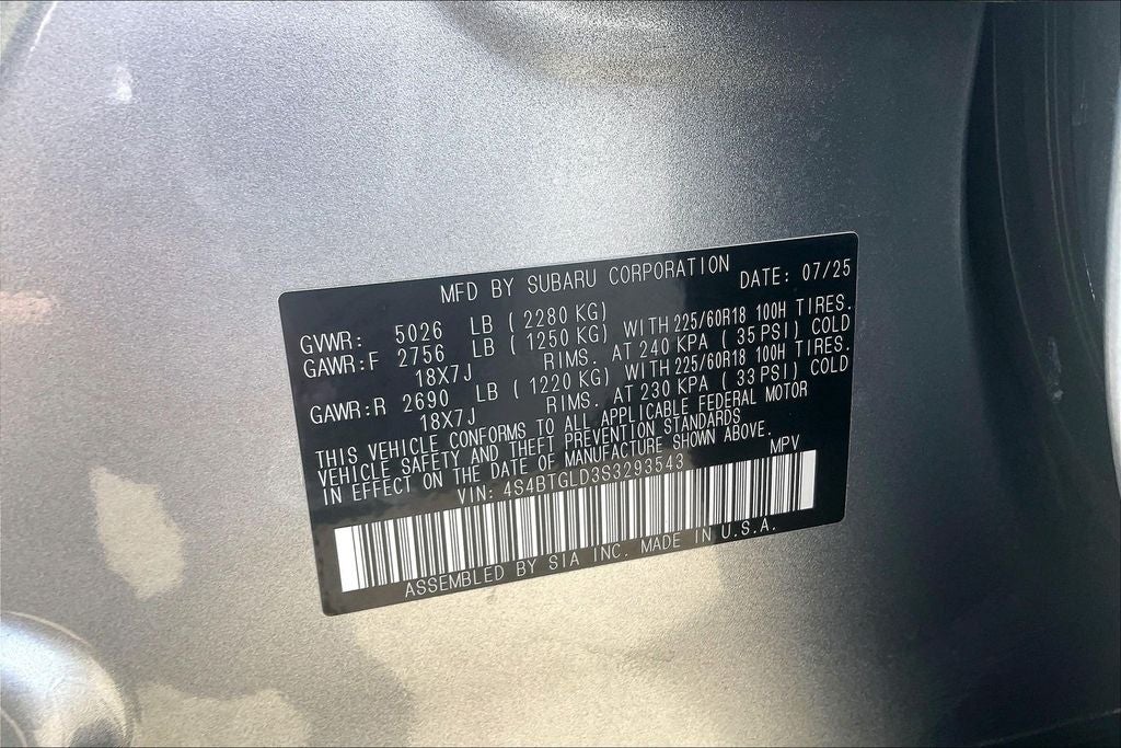 2025 Subaru Outback Onyx Edition XT