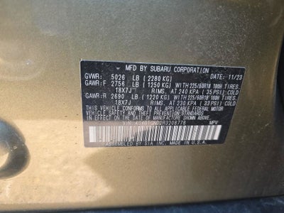 2024 Subaru Outback Limited XT