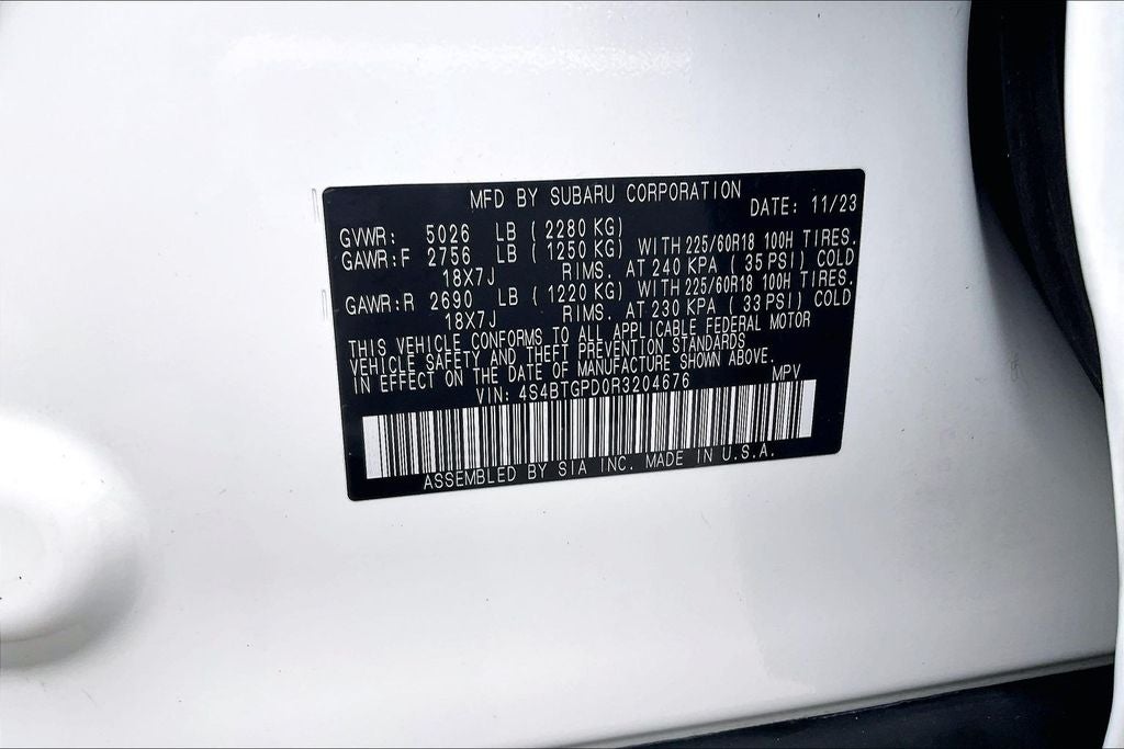 2024 Subaru Outback Touring XT