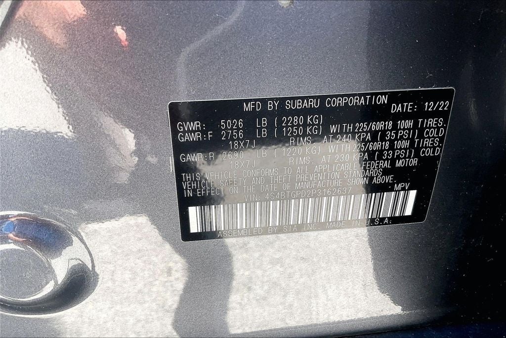 2023 Subaru Outback Touring XT