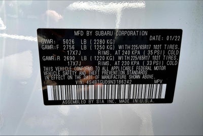 2022 Subaru Outback Wilderness