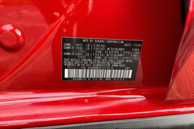 2026 Subaru Crosstrek Base