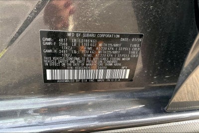 2026 Subaru Crosstrek Premium