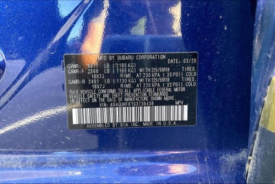 2025 Subaru Crosstrek Sport