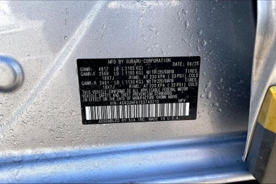 2025 Subaru Crosstrek Sport