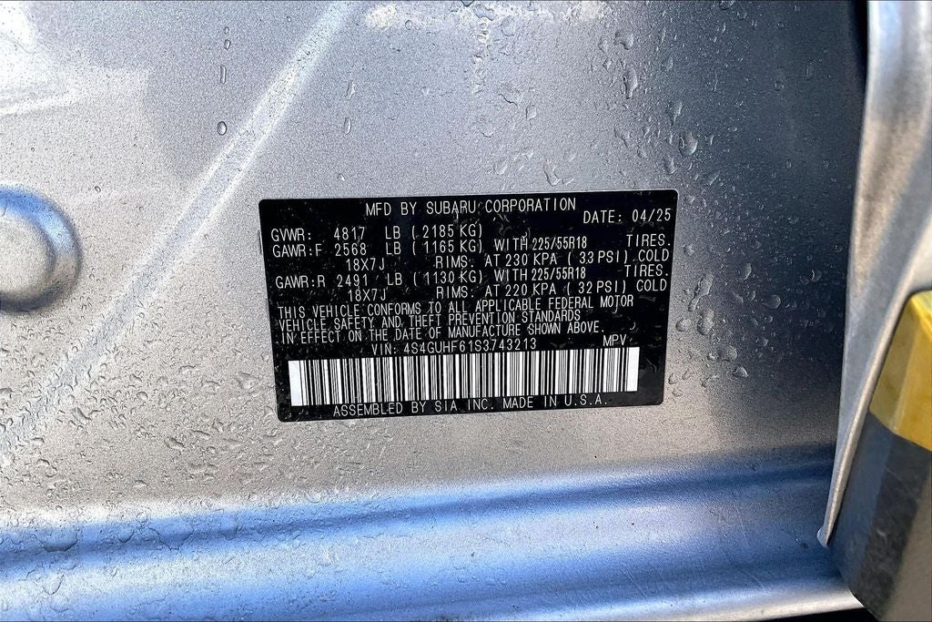 2025 Subaru Crosstrek Sport