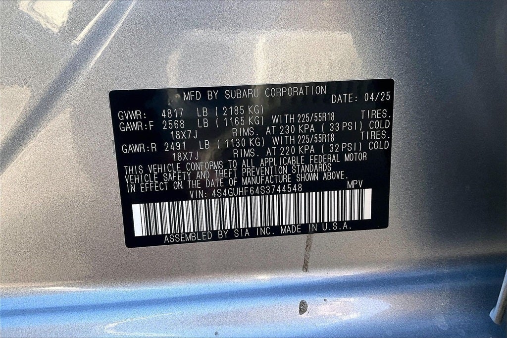 2025 Subaru Crosstrek Sport