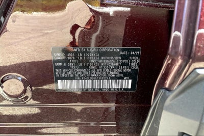 2026 Subaru Forester Premium