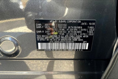 2026 Subaru Forester Sport