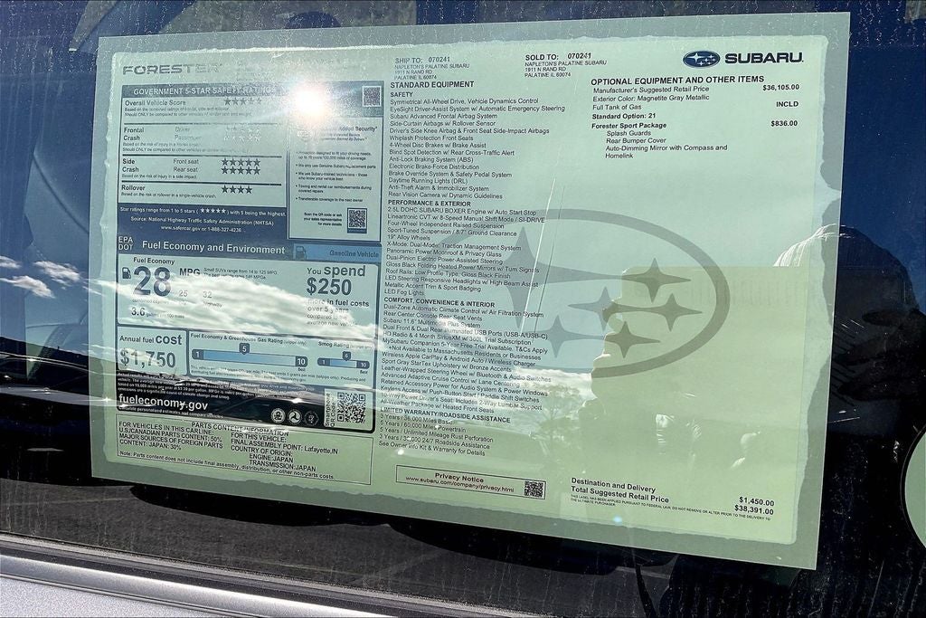 2026 Subaru Forester Sport
