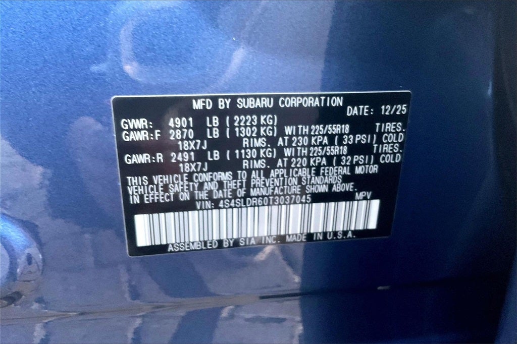 2026 Subaru Forester Limited