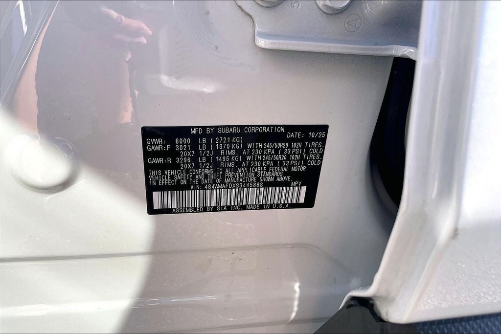 2025 Subaru Ascent Onyx Edition