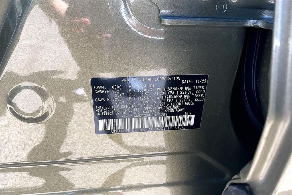 2026 Subaru Ascent Limited