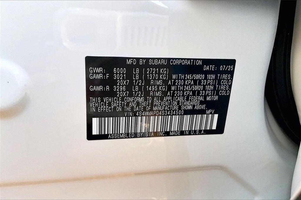 2025 Subaru Ascent Limited