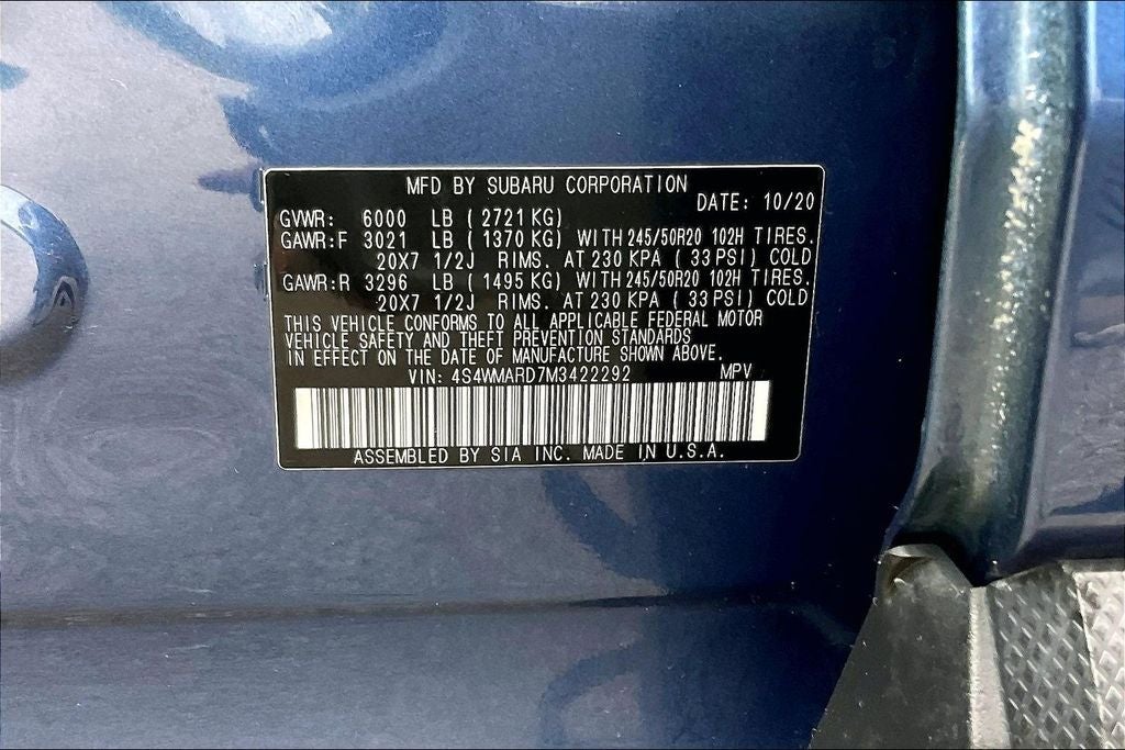 2021 Subaru Ascent Touring
