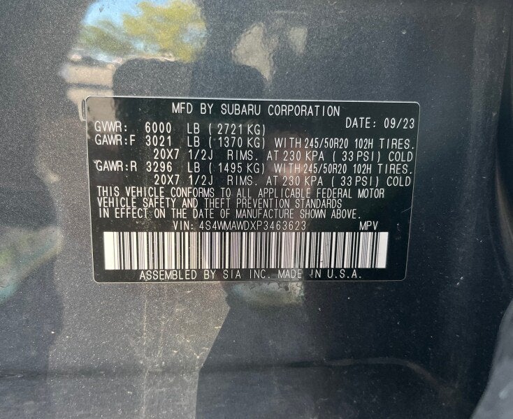 2023 Subaru Ascent Touring