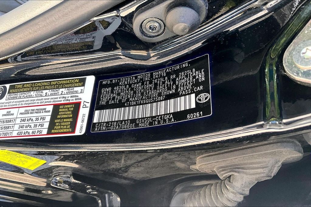 2016 Toyota Camry XLE