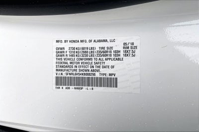 2019 Honda Odyssey EX