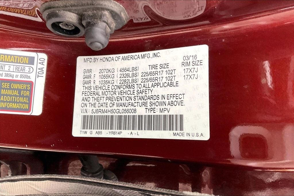 2016 Honda CR-V EX