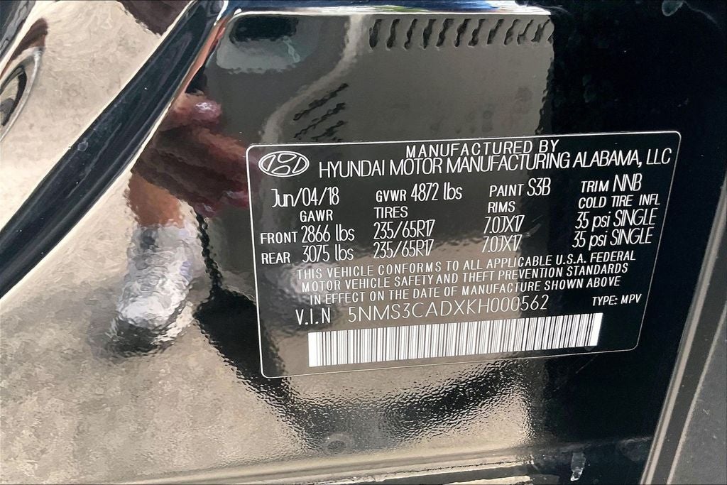 2019 Hyundai Santa Fe SEL