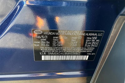 2021 Hyundai Santa Fe Limited