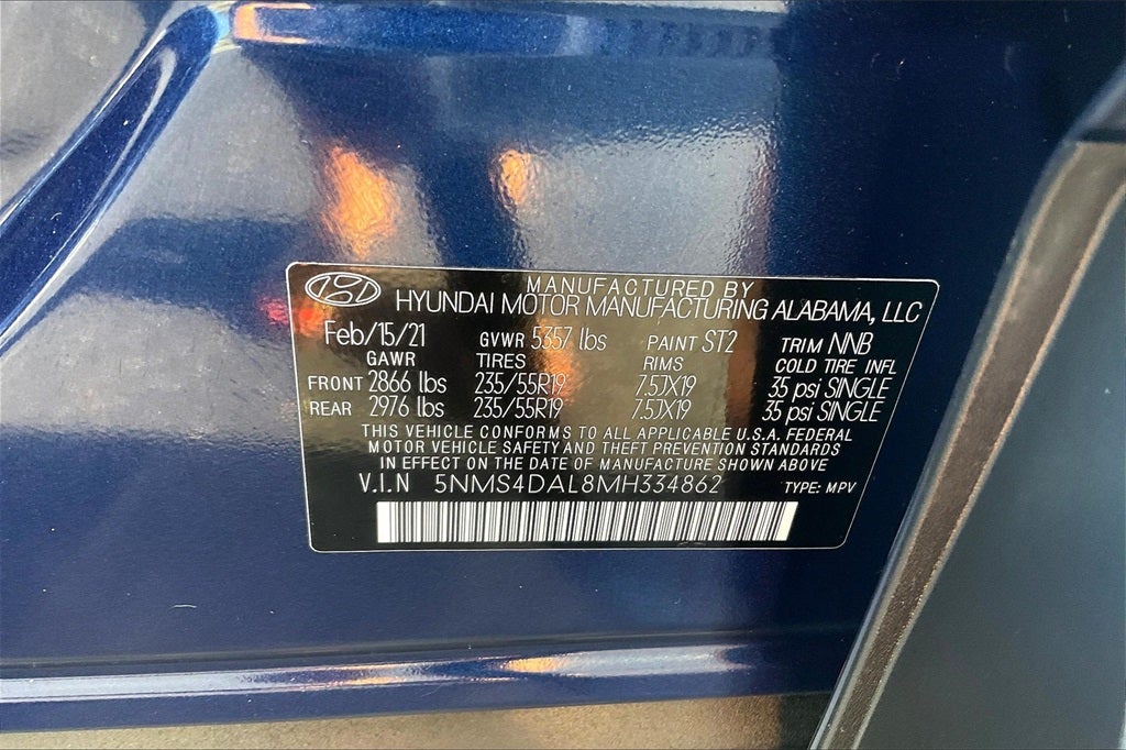 2021 Hyundai Santa Fe Limited