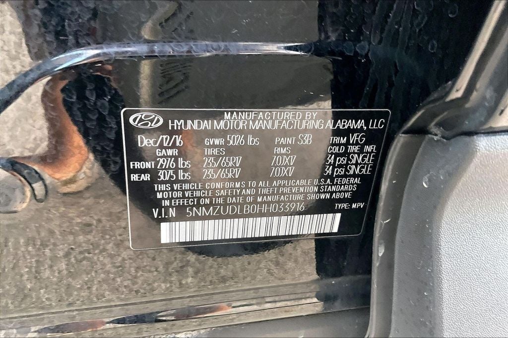 2017 Hyundai Santa Fe Sport 2.4 Base